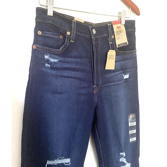 NWT Levis Womens Ribcage Straight Ankle Jeans Sz 29 x 27 - Picture 9 of 13